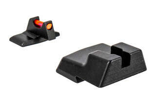 Trijicon's Fiber Sight Set for H&K HK45 and HK45 Tactical handguns is a high-contrast competition and carry sight set